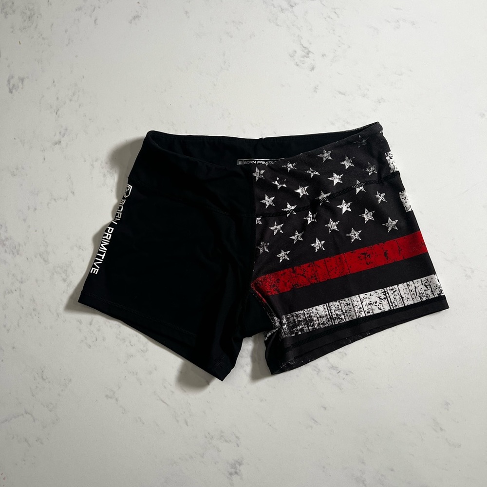 Born Primitive thin red line shorts
